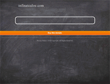 Tablet Screenshot of infinatealoe.com